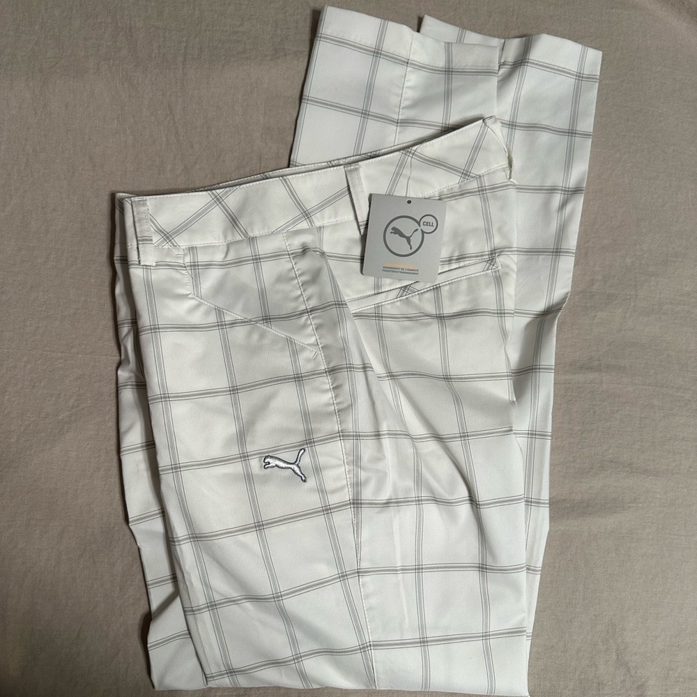 White Puma Golf Pants Size 2